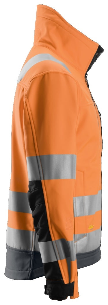 1230 | Snickers | AllroundWork Hi-Vis Softshell Arbeitsjacke Kl. 3