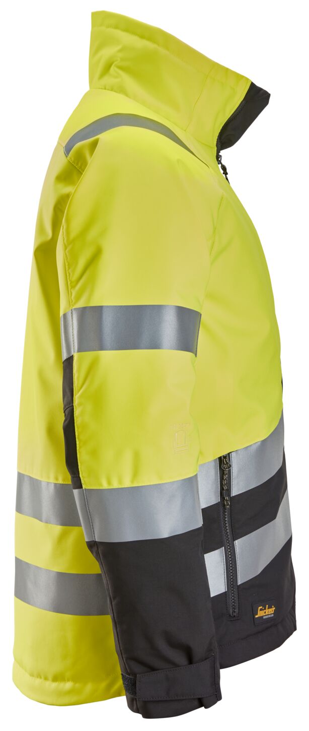 1153| Snickers | Hi-Vis Winter Jacke Kl. 3