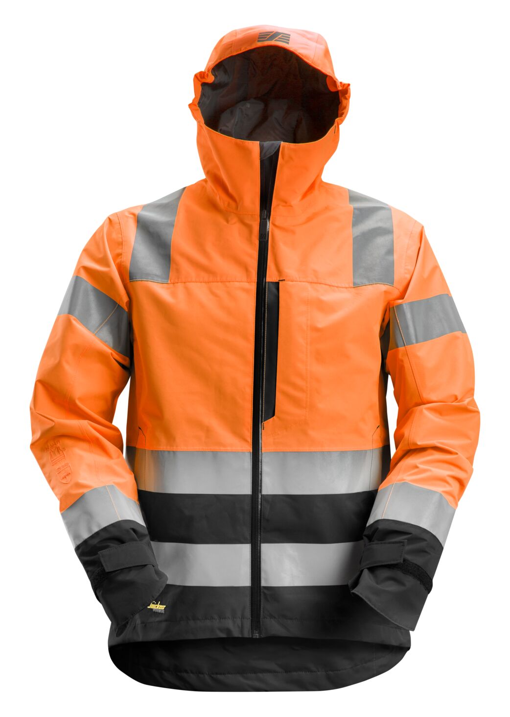 1330 | Snickers | AllroundWork Hi-Vis wasserdichte Shell Jacke Kl. 3
