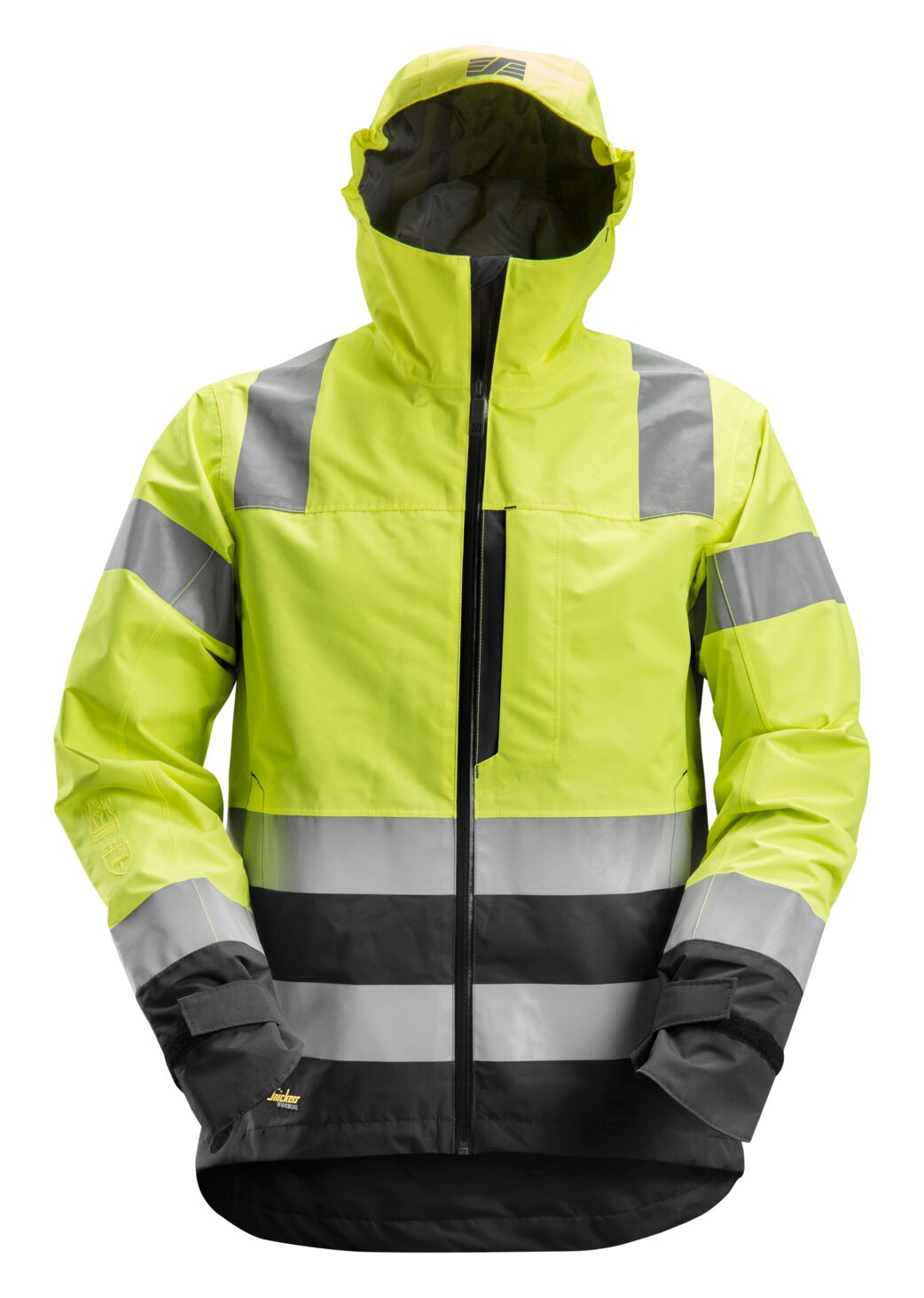 1330 | Snickers | AllroundWork Hi-Vis wasserdichte Shell Jacke Kl. 3