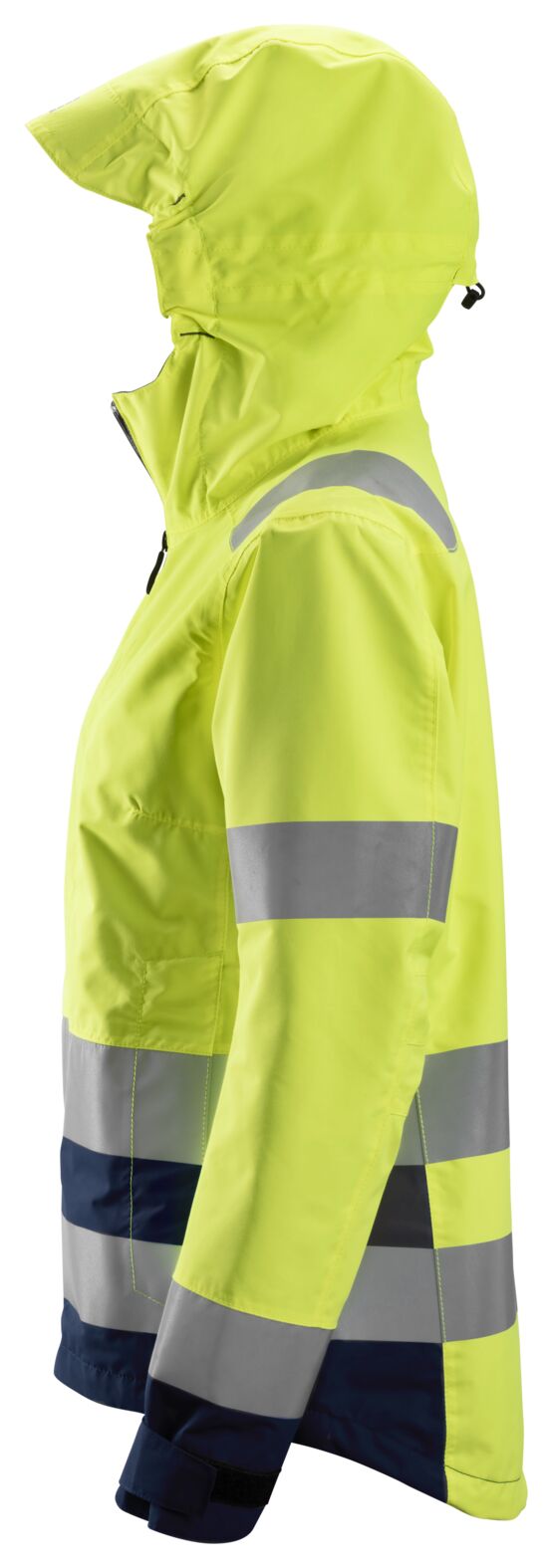 1347 | Snickers | AllroundWork Damen Hi-Vis wasserdichte Shell Jacke Kl. 3