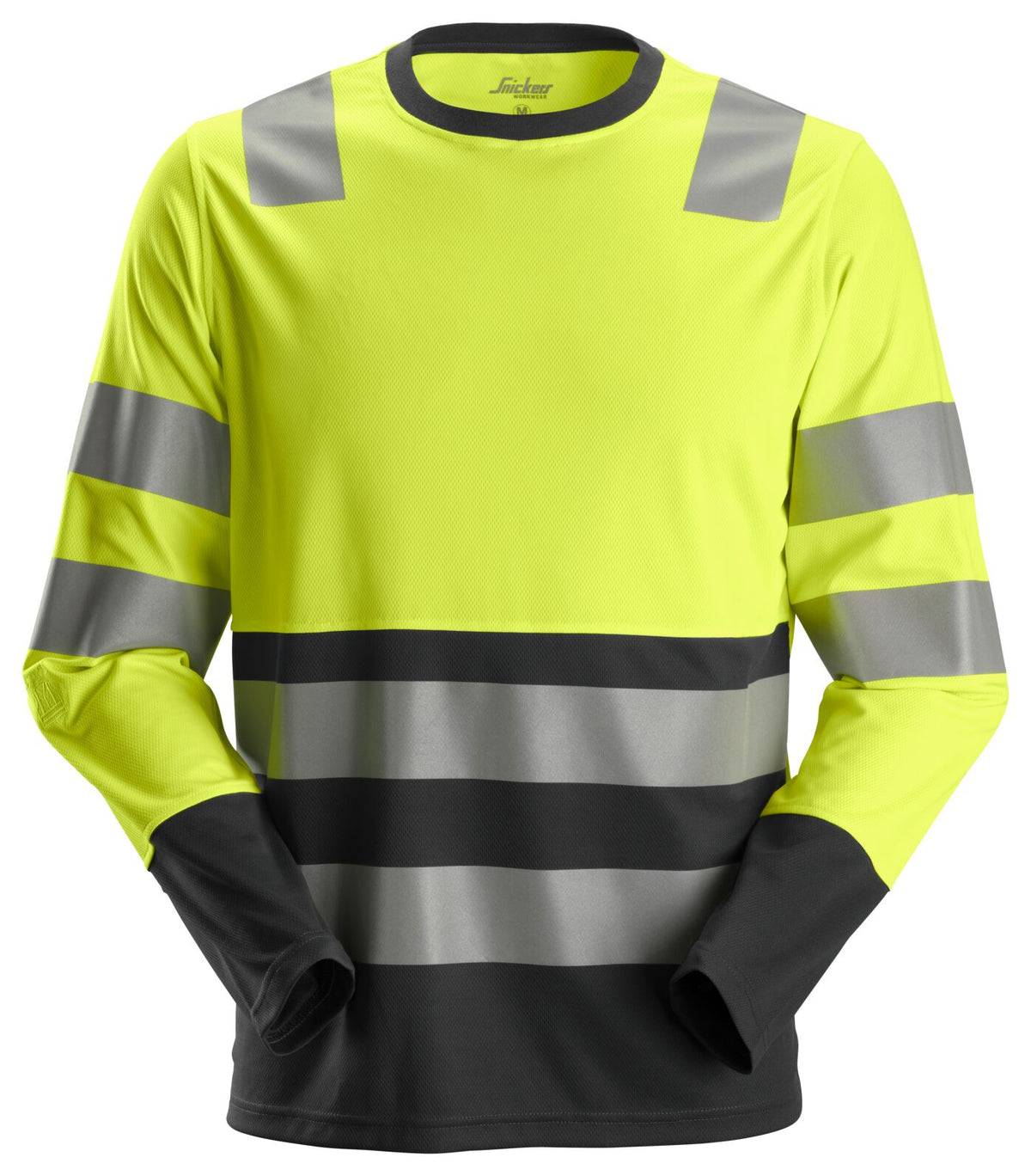 2433 | Snickers | AllroundWork Hi Vis langarm T-Shirt Kl. 2