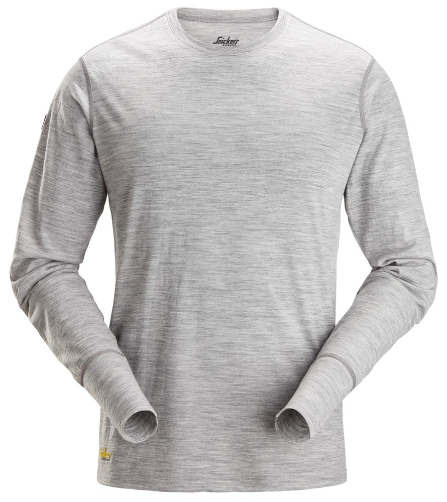 2451 | Snickers | Langarm T-Shirt aus Merinowolle