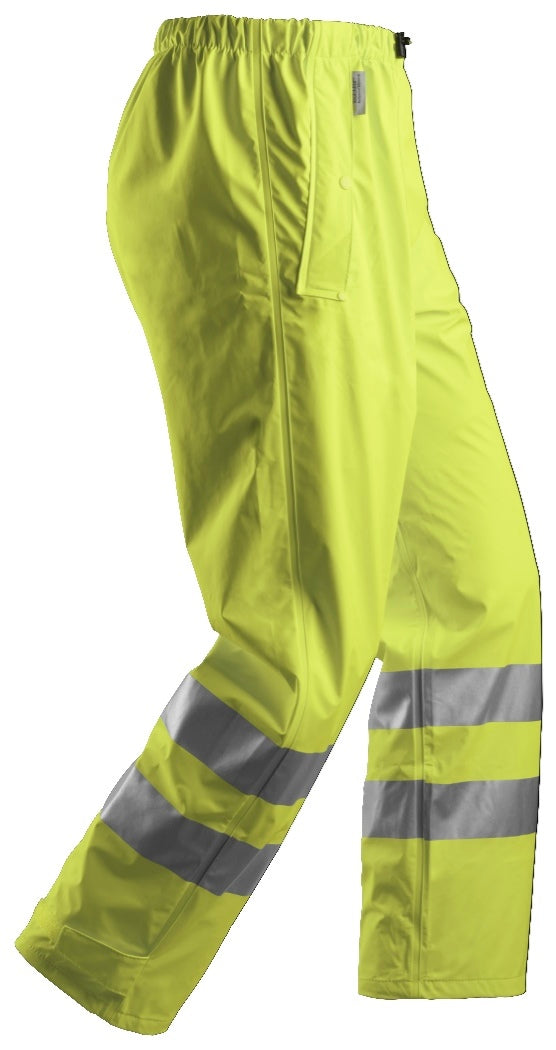 8243 | Snickers | Hi-Vis Regenhose, PU Kl. 3
