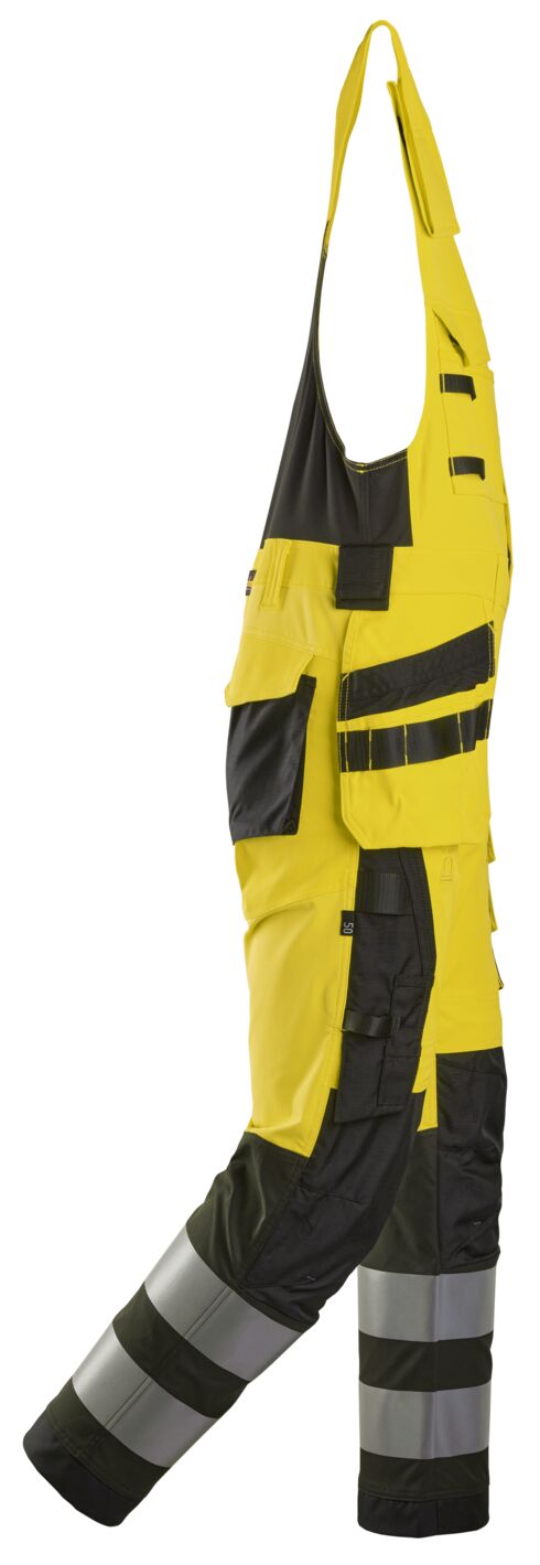 6013 | Snickers | Hi-Vis Kombihose mit Holstertaschen, Kl.2