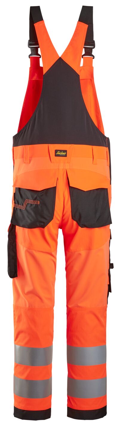 6043 | Snickers | Hi-Vis Latzhose, Kl.2