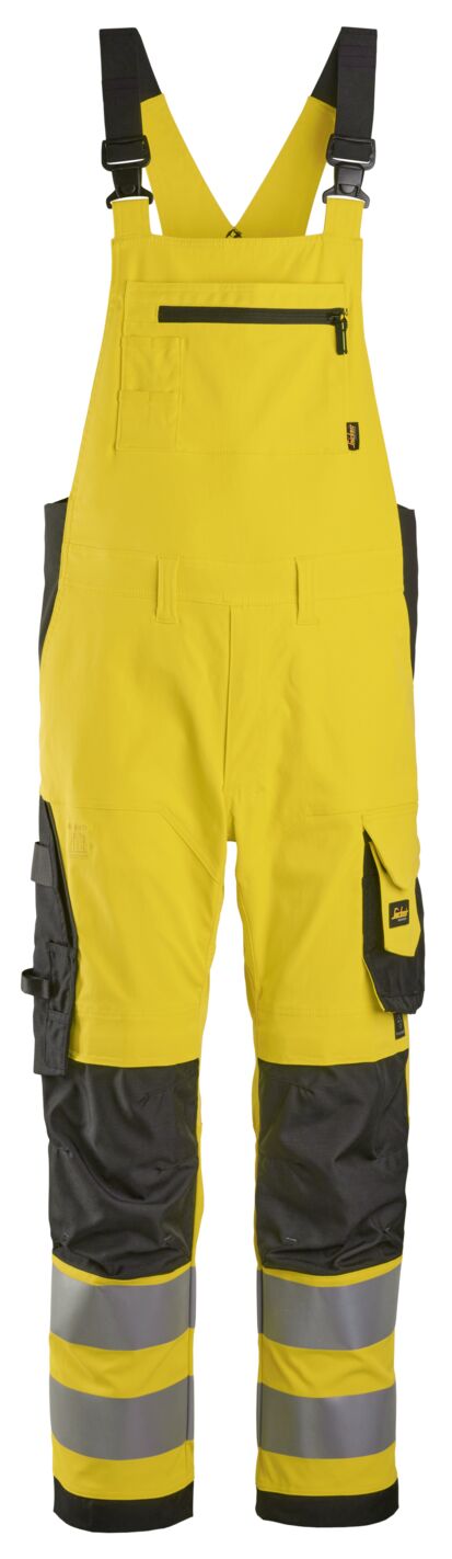 6043 | Snickers | Hi-Vis Latzhose, Kl.2