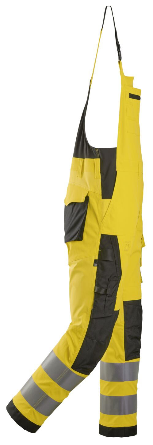 6043 | Snickers | Hi-Vis Latzhose, Kl.2