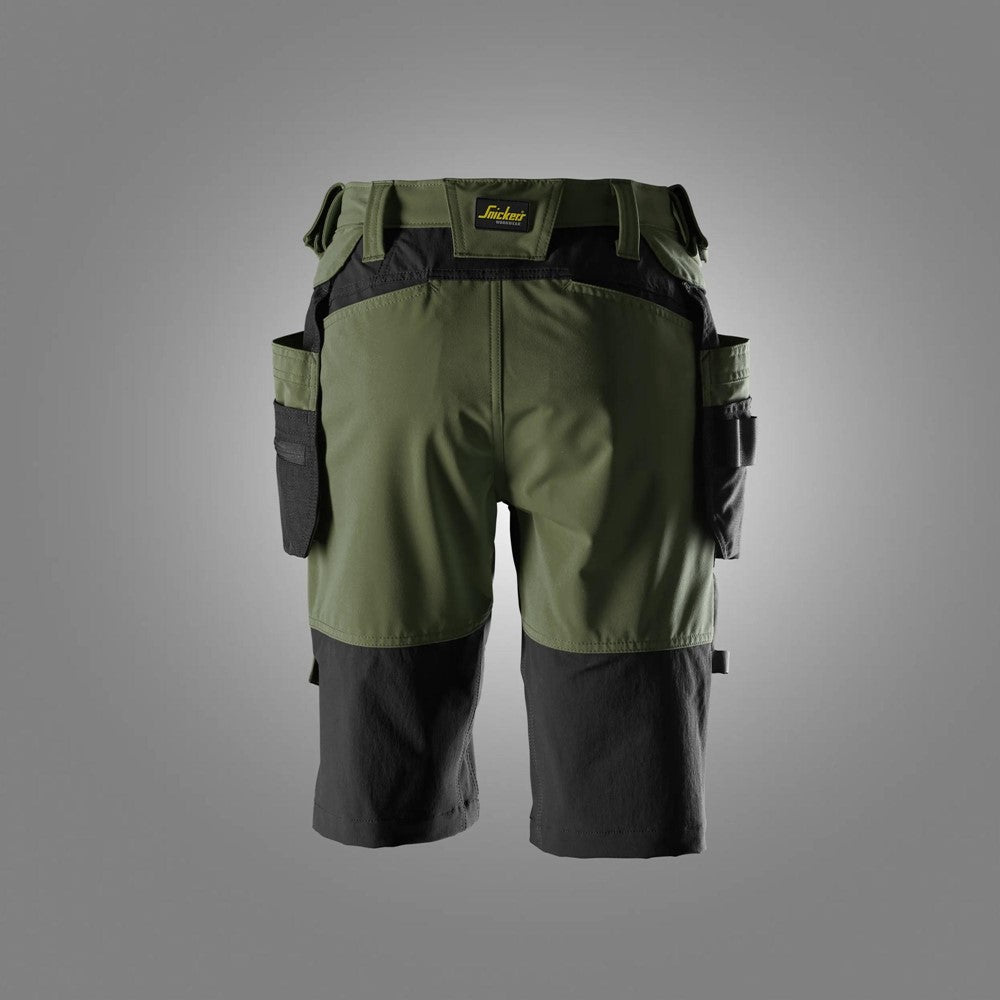 6117 | Snickers | AW Damen Stretch Shorts mit abnehmbaren Holstertaschen