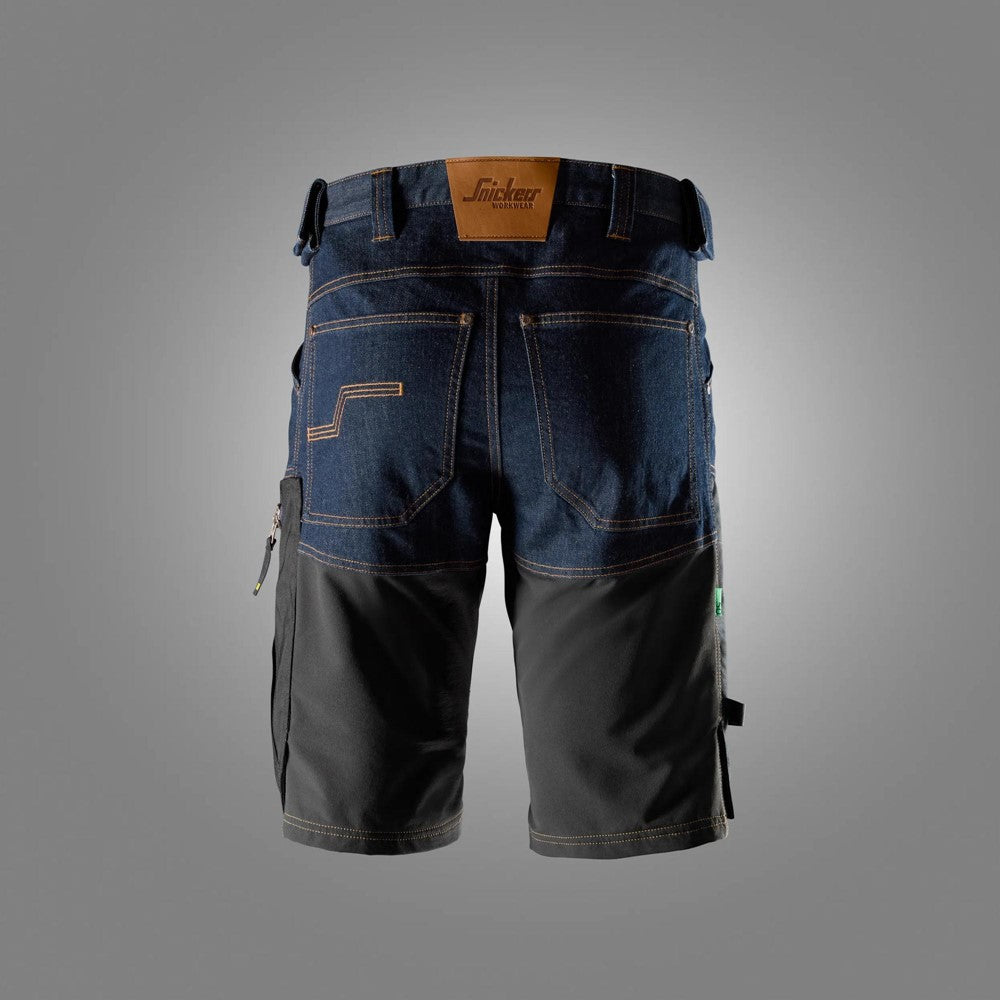 6156 | Snickers | FlexiWork Denim Shorts in Slim Fit