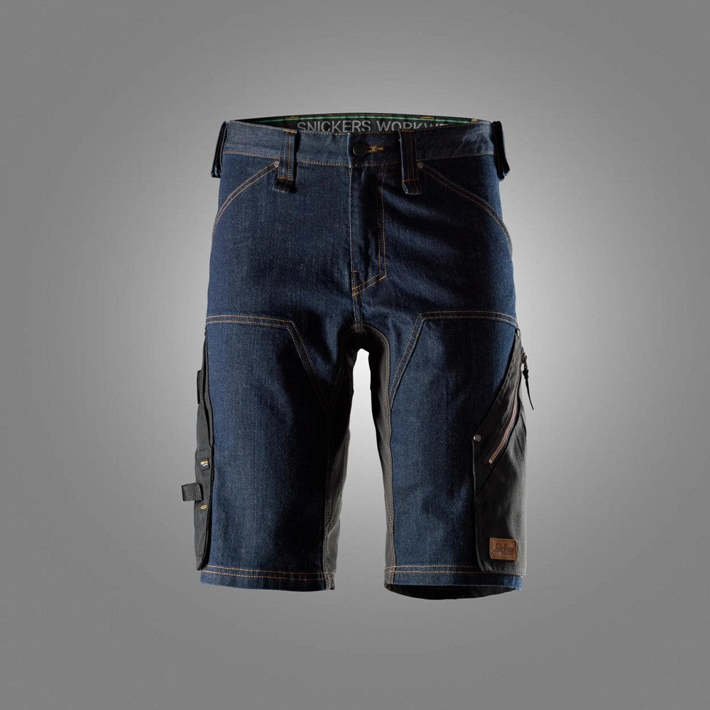 6156 | Snickers | FlexiWork Denim Shorts in Slim Fit