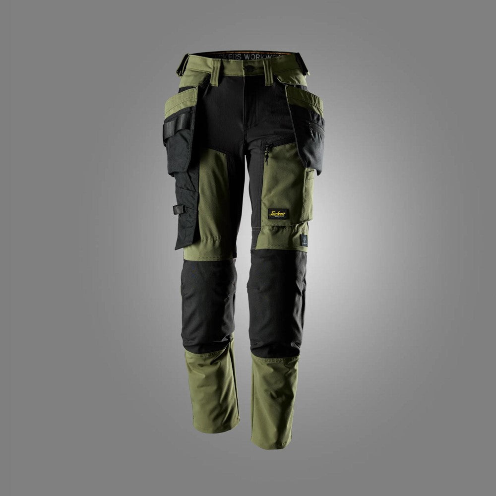 6217 | Snickers | AW Damen Stretch Hose mit abnehmbaren Holstertaschen