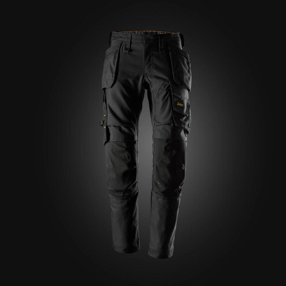 6244 | Snickers | AllroundWork Canvas Stretch Hose mit Holstertaschen