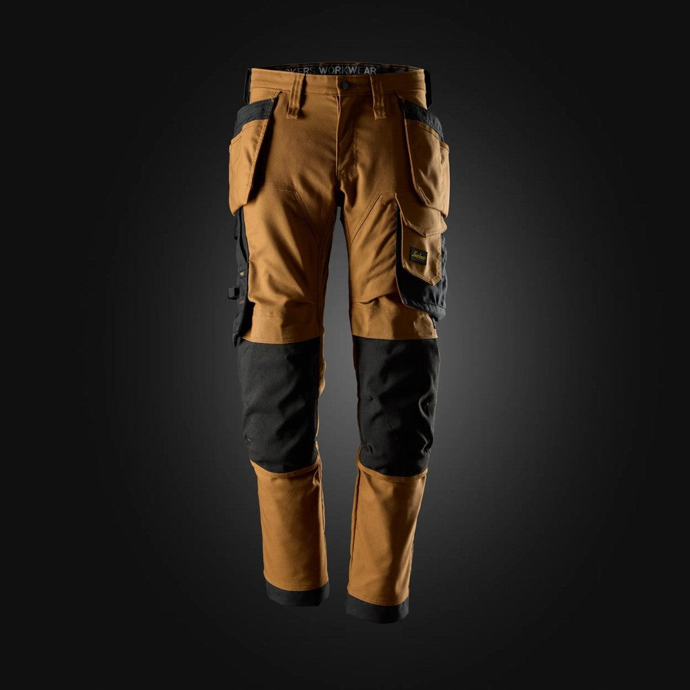 6244 | Snickers | AllroundWork Canvas Stretch Hose mit Holstertaschen
