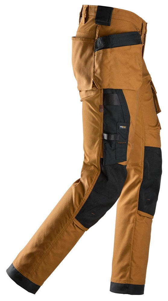 6244 | Snickers | AllroundWork Canvas Stretch Hose mit Holstertaschen