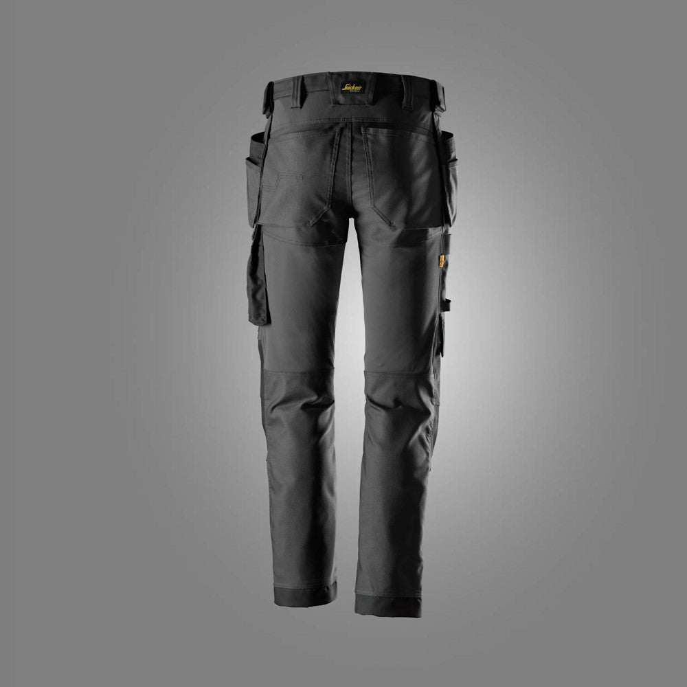 6244 | Snickers | AllroundWork Canvas Stretch Hose mit Holstertaschen