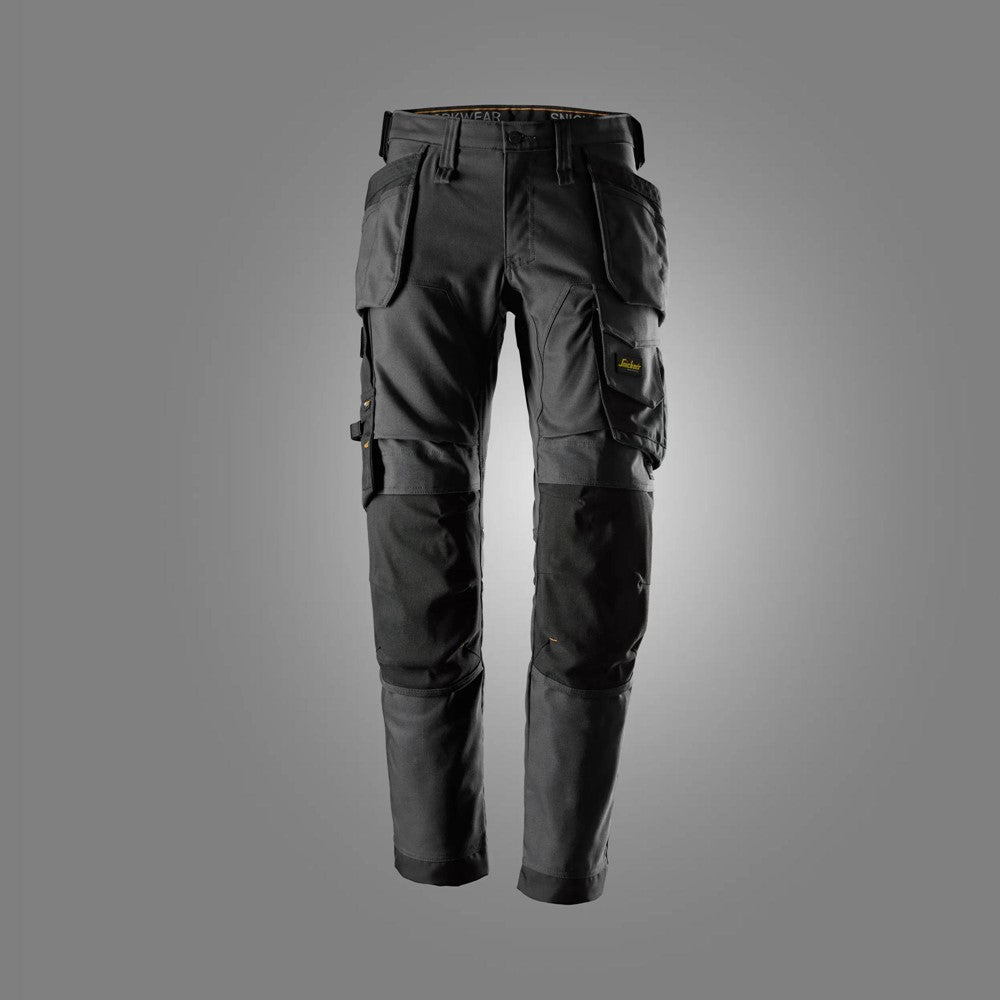 6244 | Snickers | AllroundWork Canvas Stretch Hose mit Holstertaschen