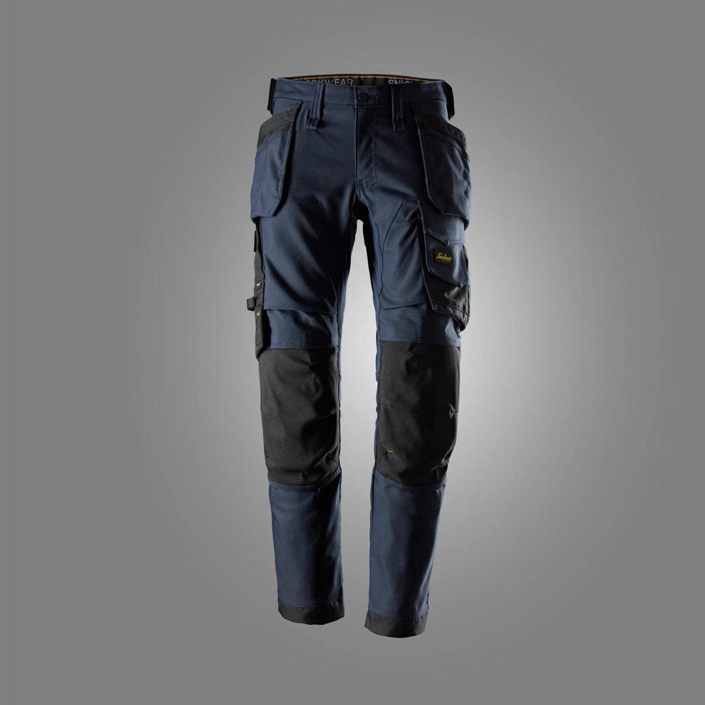 6244 | Snickers | AllroundWork Canvas Stretch Hose mit Holstertaschen