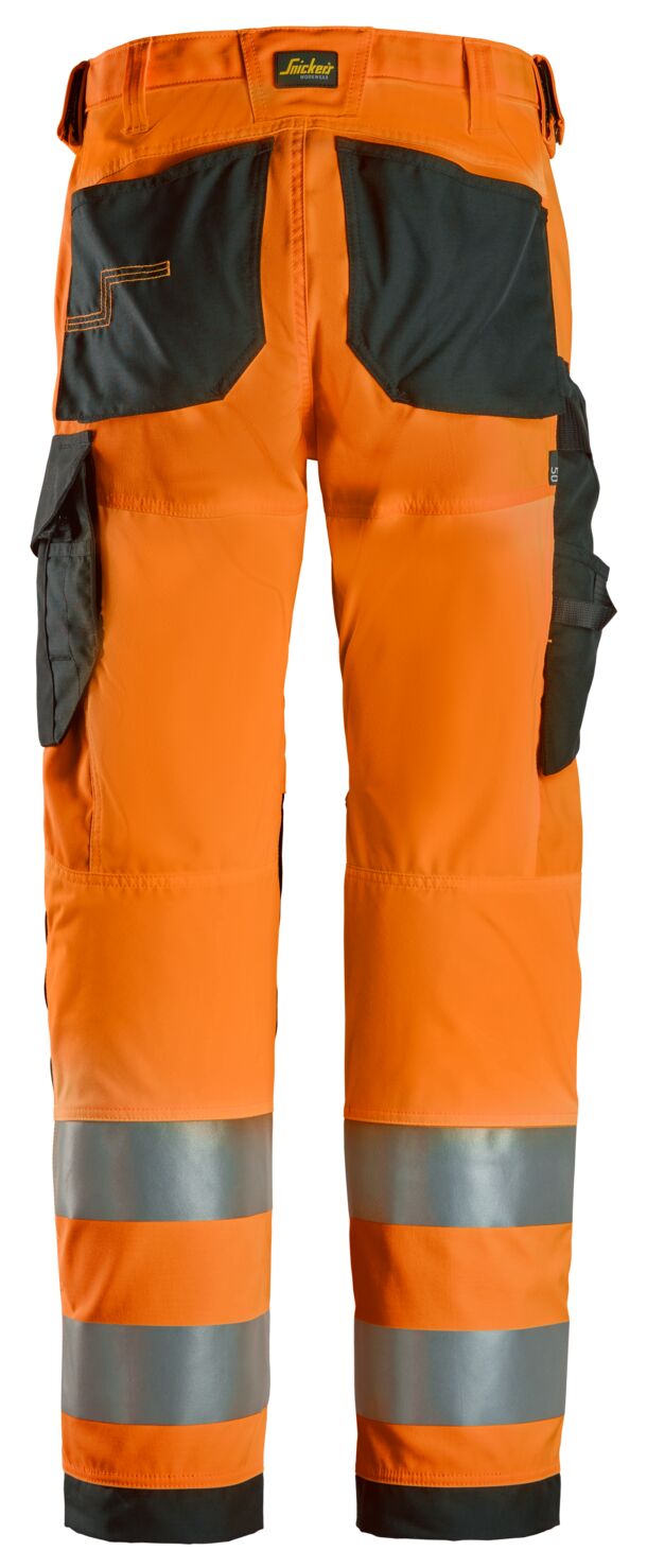 6338 | Snickers | Warnschutz Hose (High-Vis Kl. 2) in Regular Fit