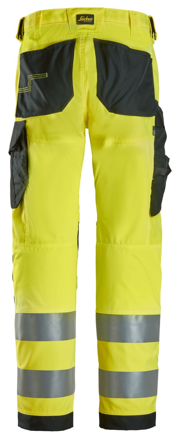 6338 | Snickers | Warnschutz Hose (High-Vis Kl. 2) in Regular Fit