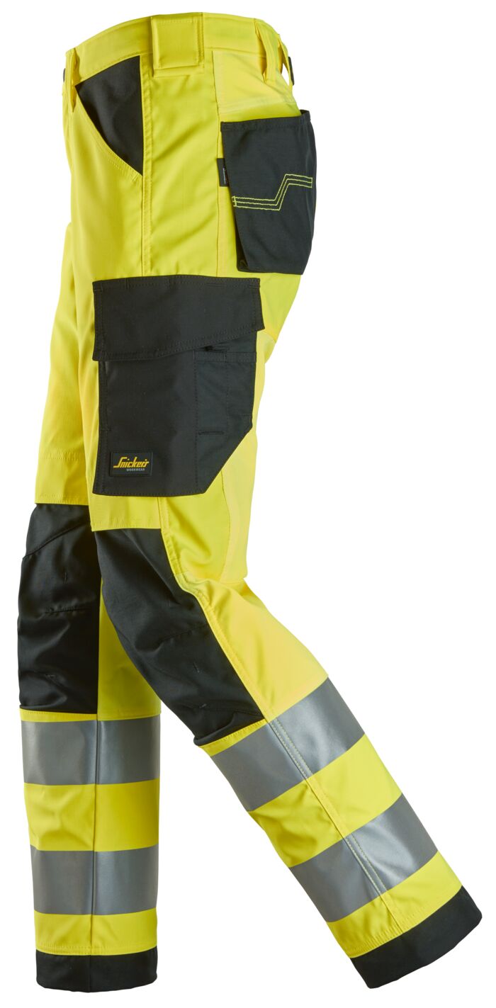 6338 | Snickers | Warnschutz Hose (High-Vis Kl. 2) in Regular Fit