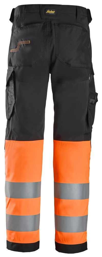 6339 | Snickers | Warnschutz Hose (High-Vis Kl. 1) in Regular Fit