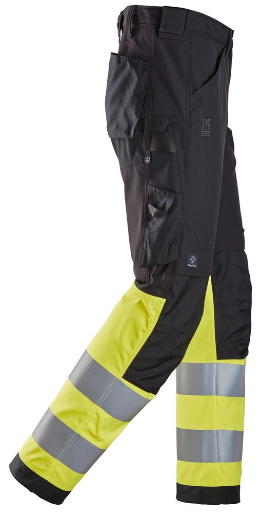 6339 | Snickers | Warnschutz Hose (High-Vis Kl. 1) in Regular Fit