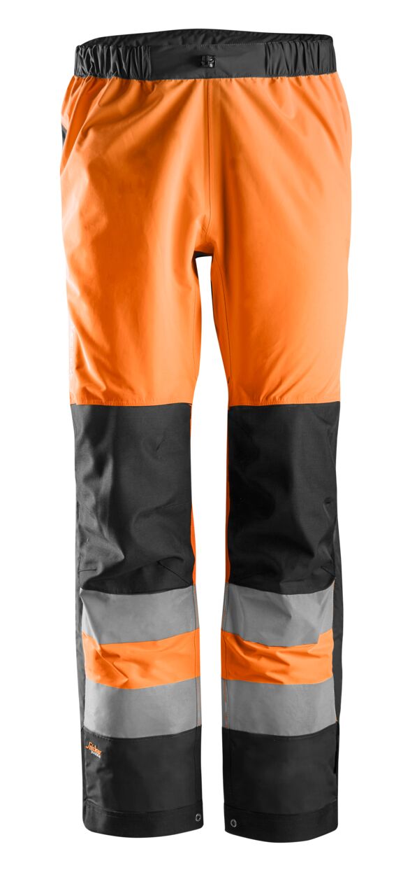6530 | Snickers | Warnschutz wasserdichte Softshell Hose (High-Vis Kl. 2)