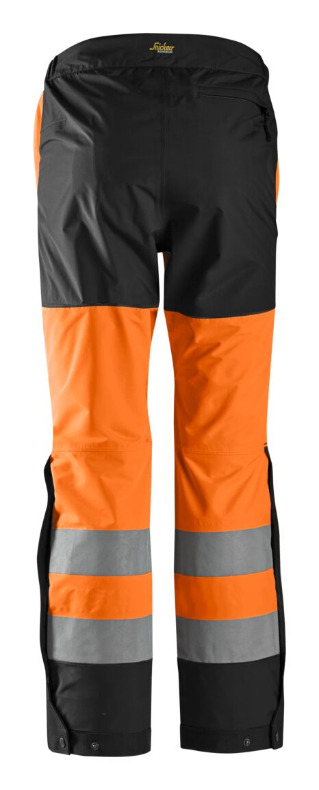 6530 | Snickers | Warnschutz wasserdichte Softshell Hose (High-Vis Kl. 2)