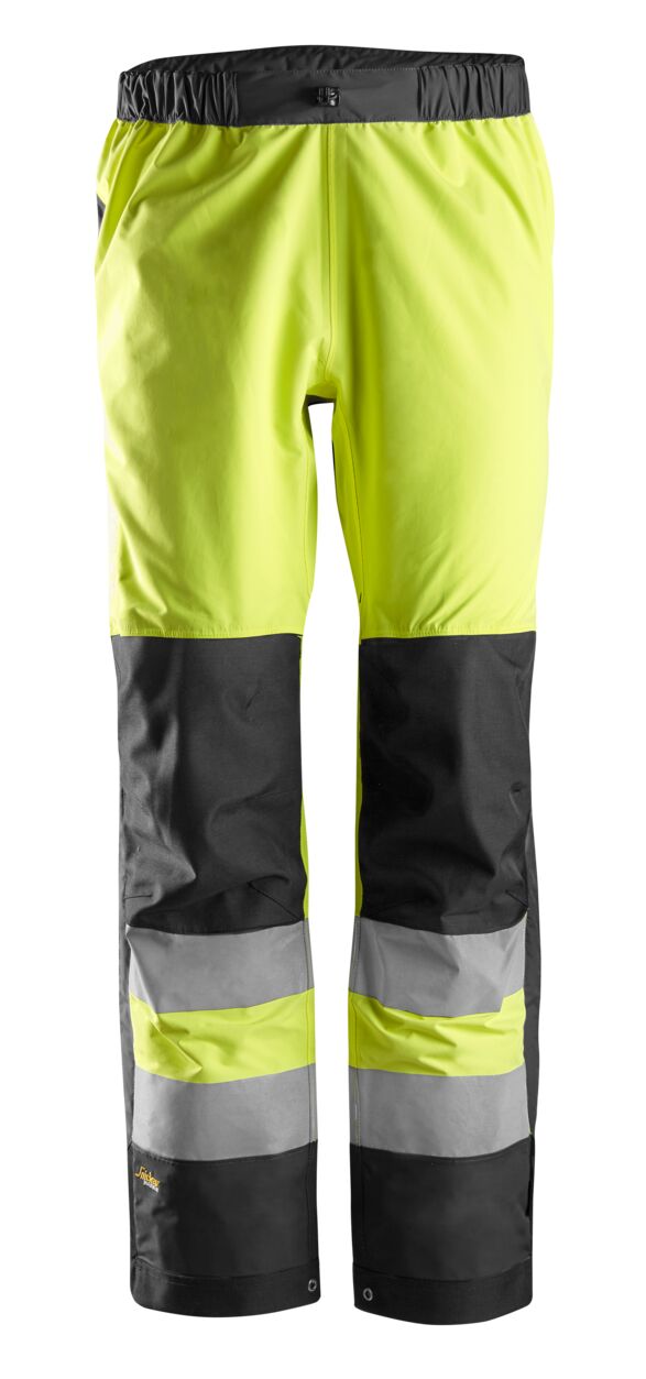 6530 | Snickers | Warnschutz wasserdichte Softshell Hose (High-Vis Kl. 2)