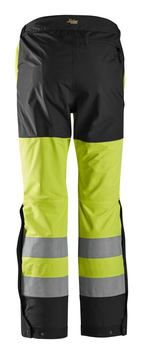 6530 | Snickers | Warnschutz wasserdichte Softshell Hose (High-Vis Kl. 2)