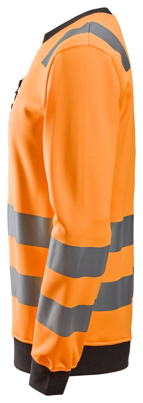 8037 | Snickers | AllroundWork  Hi-Vis Sweatshirt Kl.3