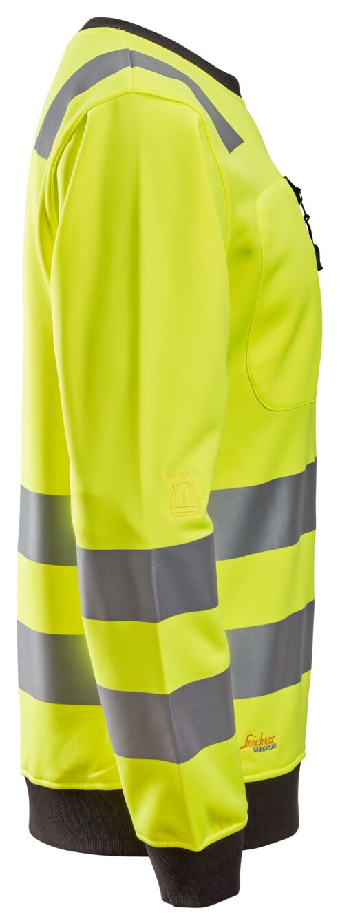 8037 | Snickers | AllroundWork  Hi-Vis Sweatshirt Kl.3