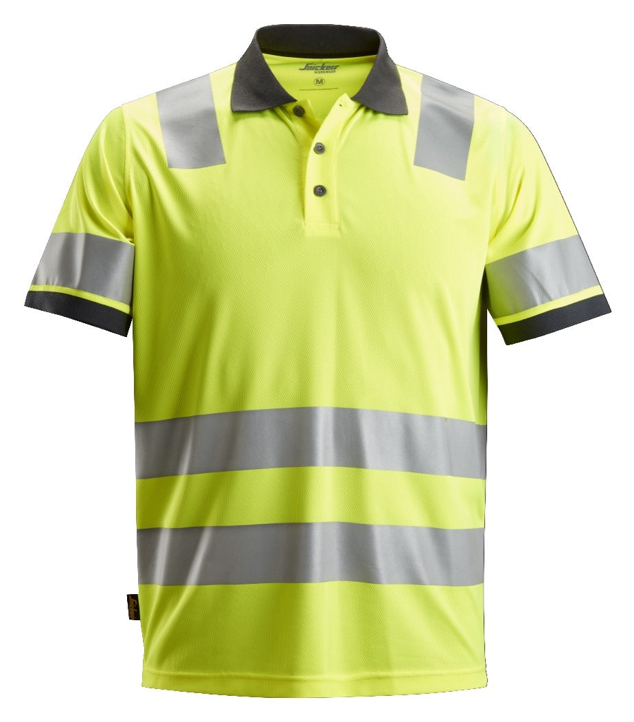 2730 | Snickers | AllroundWork Hi-Vis Polo Shirt Kl. 2