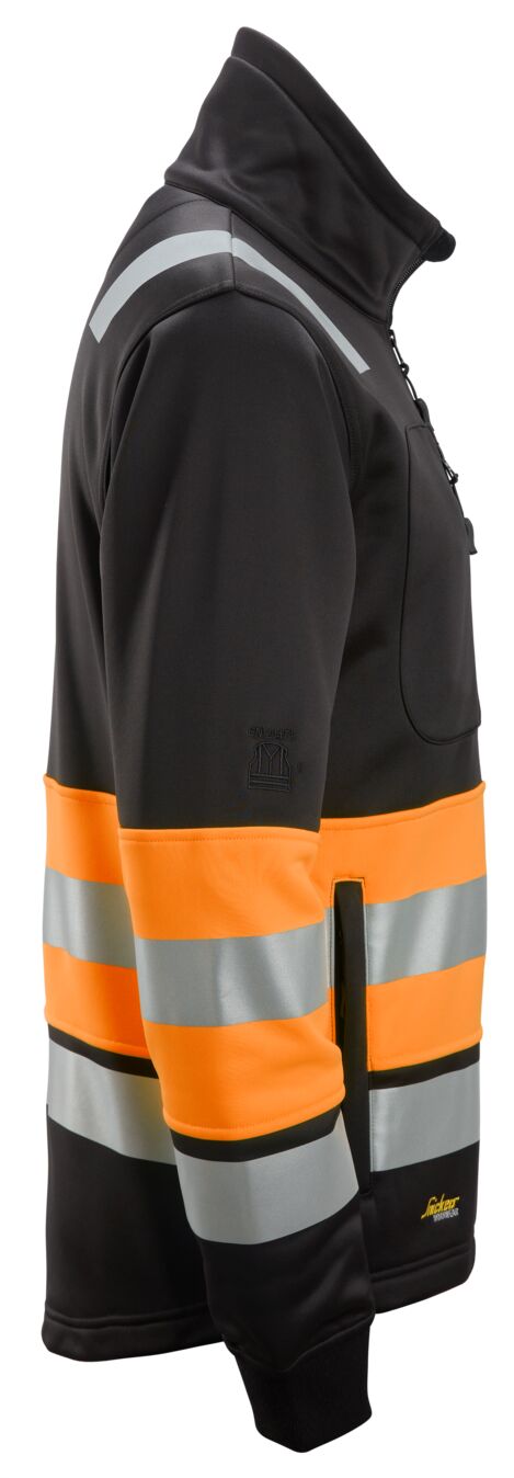 8034 | Snickers | Hi-Vis Jacke mit Reissverschluss Kl. 1