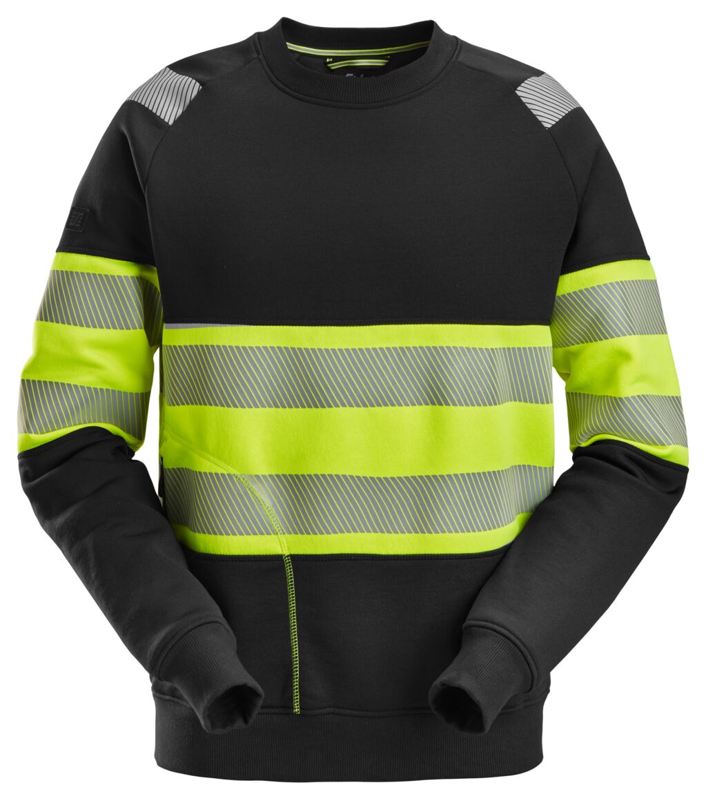 2830 | Snickers | Hi-Vis Sweatshirt Kl. 1