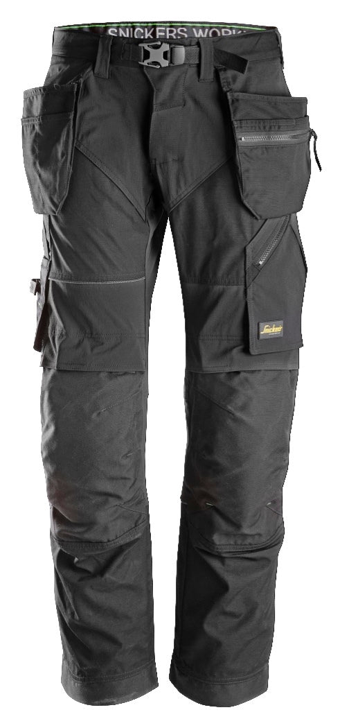 6902 | Snickers | FlexiWork Arbeitshose+ mit Holstertaschen in Regular Fit